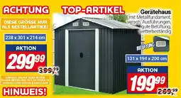 CENTERSHOP Gerätehaus Angebot