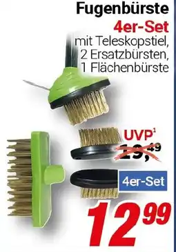 CENTERSHOP Fugenbürste 4er-Set Angebot