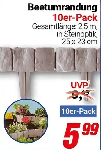 CENTERSHOP Beetumrandung Angebot