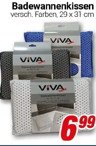 CENTERSHOP Badewannenkissen Viva Angebot