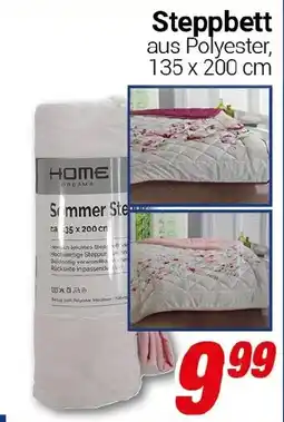 CENTERSHOP Steppbett Angebot