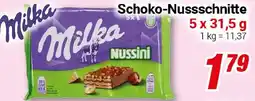 CENTERSHOP Schoko-Nussschnitte Milka Angebot