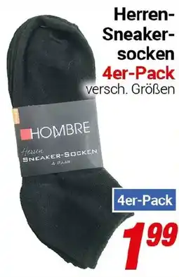 CENTERSHOP Herren- Sneaker- socken 4er-Pack Angebot