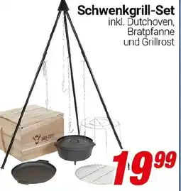 CENTERSHOP Schwenkgrill-Set Angebot
