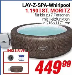 CENTERSHOP LAY-Z-SPA-Whirlpool 1.190 IST. MORITZ Angebot
