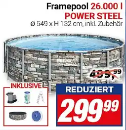 CENTERSHOP Framepool 26.000 I POWER STEEL Angebot