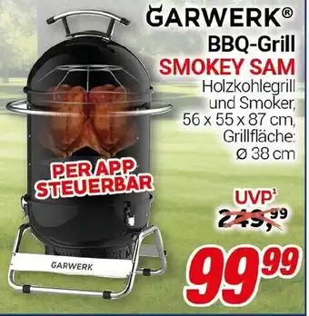 CENTERSHOP GARWERK BBQ-Grill SMOKEY SAM Angebot