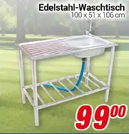 CENTERSHOP Edelstahl-Waschtisch Angebot