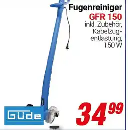 CENTERSHOP Güde Fugenreiniger GFR 150 Angebot