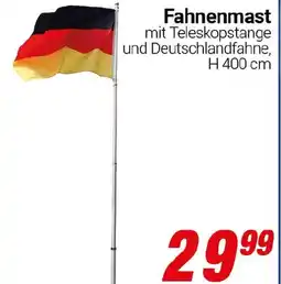 CENTERSHOP Fahnenmast Angebot