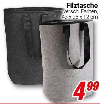 CENTERSHOP Filztasche Angebot