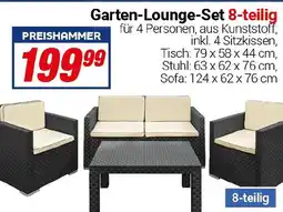 CENTERSHOP Garten-Lounge-Set 8-teilig Angebot
