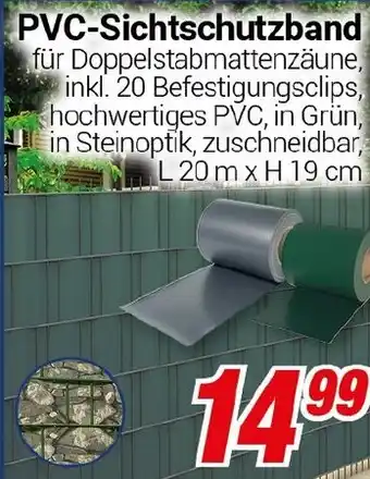 CENTERSHOP PVC-Sichtschutzband Angebot