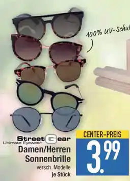 E-Center Street Gear Damen/Herren Sonnenbrille Angebot