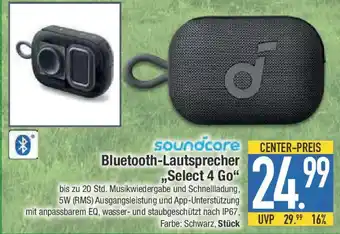 E-Center soundcore Bluetooth-Lautsprecher ,,Select 4 Go" Angebot