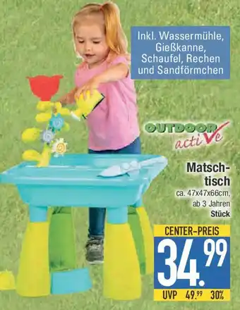 E-Center OUTDOOR active Matsch- tisch Angebot
