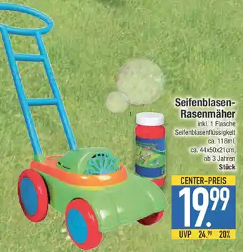 E-Center Seifenblasen- Rasenmäher Angebot