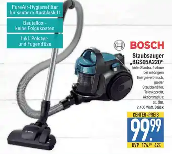 E-Center BOSCH Staubsauger ,,BGS05A220 Angebot