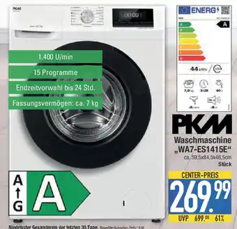 E-Center PKM Waschmaschine ,,WA7-ES1415E Angebot