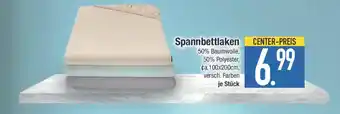 E-Center Spannbettlaken Angebot