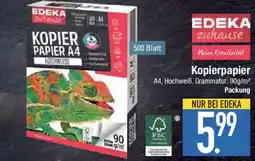 E-Center EDEKA zuhause Kopierpapier Angebot