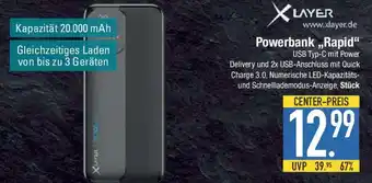 E-Center XLAYER Powerbank,,Rapid Angebot