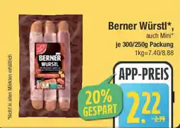 E-Center Berner Würstl Angebot