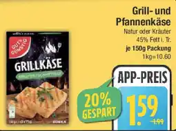 E-Center GUT&GUNSTIG Grill- und Pfannenkäse Angebot