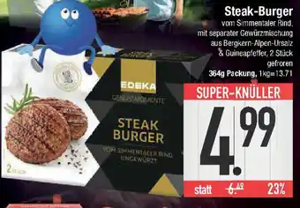 E-Center EDEKA Steak-Burger Angebot