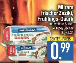 E-Center Milram frischer Zaziki, Frühlings-Quark Angebot