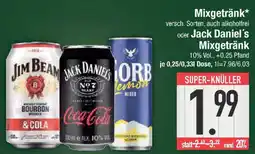 E-Center Mixgetränk oder Jack Daniel's Mixgetränk Angebot