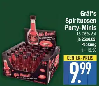 E-Center Gräf's Spirituosen Party-Minis Angebot