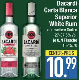 E-Center Bacardi Carta Blanca Superior White Rum Angebot