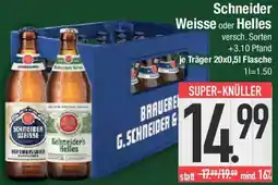 E-Center Schneider Weisse oder Helles Angebot