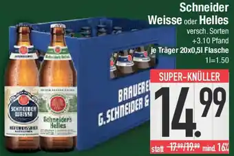 E-Center Schneider Weisse oder Helles Angebot