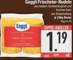 E-Center Gaggli Frischeier-Nudeln Angebot