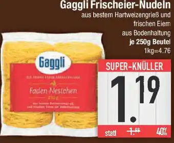 E-Center Gaggli Frischeier-Nudeln Angebot