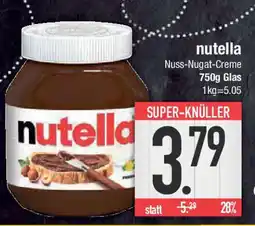 E-Center nutella Nuss-Nugat-Creme Angebot