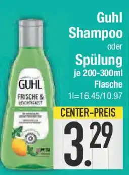 E-Center Guhl Shampoo oder Spülung Angebot