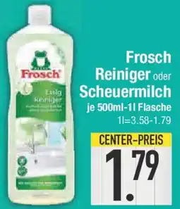 E-Center Frosch Reiniger oder Scheuermilch Angebot