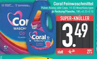 E-Center Coral Feinwaschmittel Angebot