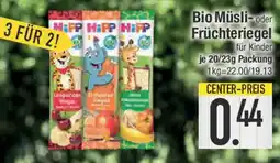 E-Center Bio Müsli-oder Früchteriegel Angebot