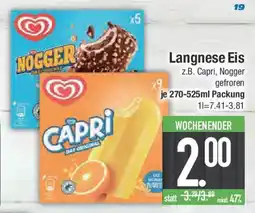 E-Center Langnese Eis Angebot