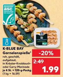 Kaufland K-BLUE BAY Garnelenspieße Angebot