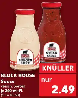 Kaufland BLOCK HOUSE Sauce Angebot