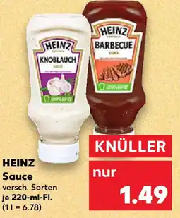 Kaufland HEINZ Sauce Angebot