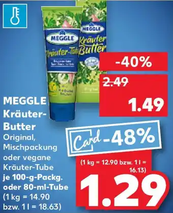 Kaufland MEGGLE Kräuter- Butter Angebot