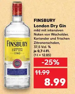 Kaufland FINSBURY London Dry Gin Angebot