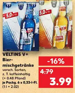Kaufland VELTINS V+ Bier- mischgetränke Angebot