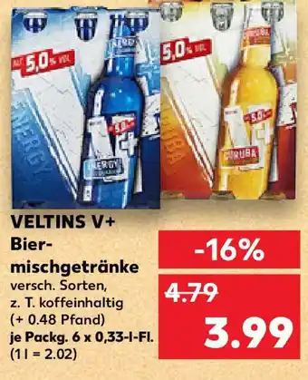 Kaufland VELTINS V+ Bier- mischgetränke Angebot